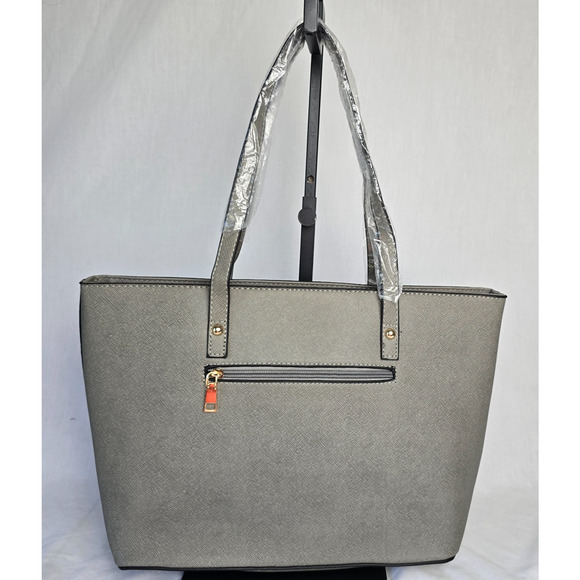 Elim & Paul Shoulder Bag with Matching Wallet Gray NWOT - Picture 6 of 16